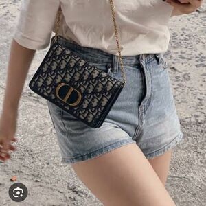 Authentic Dior 2-in-1 30 Montaigne Pouch